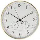 Bild 1 von Wanduhr Aluminium Goldfarben Ø ca. 38cm, Goldfarben