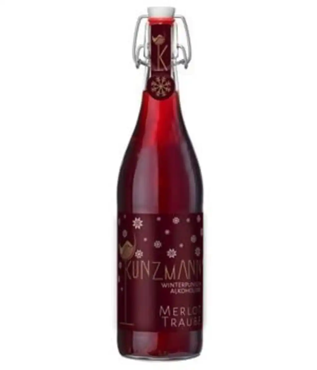 Bild 1 von Kunzmann Winterpunsch Merlot, alkoholfrei, 0,75 L