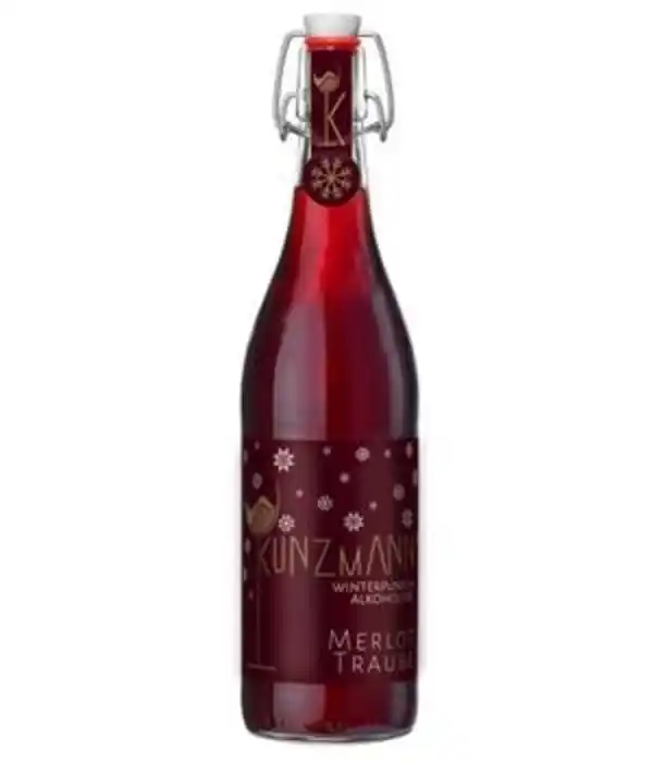 Bild 1 von Kunzmann Winterpunsch Merlot, alkoholfrei, 0,75 L