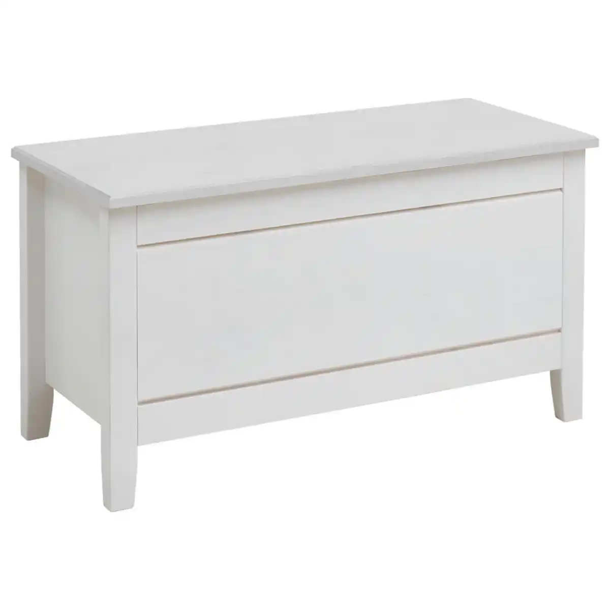 Bild 1 von Boxxx Bettbank, Weiß, Holz, Kiefer, massiv, 86x47x38 cm, in verschiedenen Größen erhältlich, Wohnzimmer, Hocker, Sitzhocker