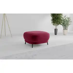 Sit & More Hocker Blues V, Aubergine, Textil, rechteckig, 90x49x90 cm, Goldenes M, Oeko-Tex® Standard 100, Made in Europe, DGM-Klimapakt, Stühle