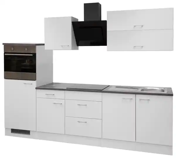 Bild 1 von Küchenleerblock Lucca B: ca. 270cm Weiß, Weiß