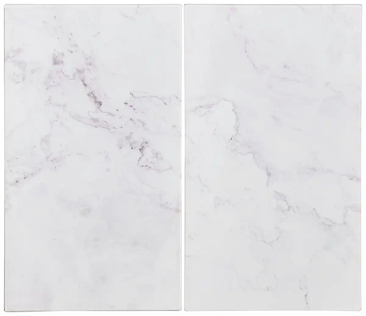 Bild 1 von Herdabdeckplatte Marble in Weiß/Marmor, Weiß