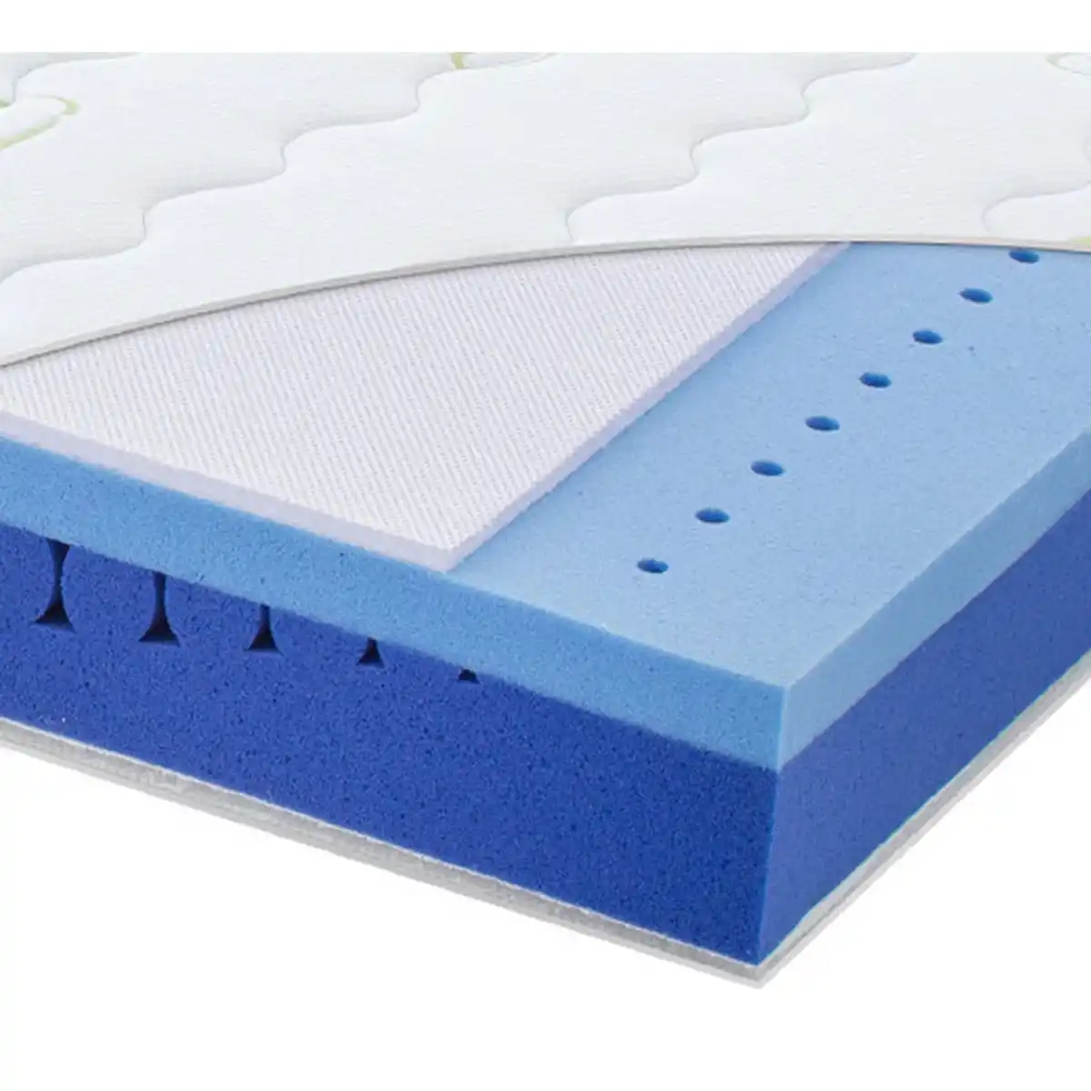 Bild 1 von Träumeland Jugendmatratze, Textil, 100x200 cm, Fkt, Made in Austria, Oeko-Tex® Standard 100, Bezug abnehmbar/waschbar, optimale Belüftung, schadstoffgeprüft, alternative Größen erhältlich, Wen