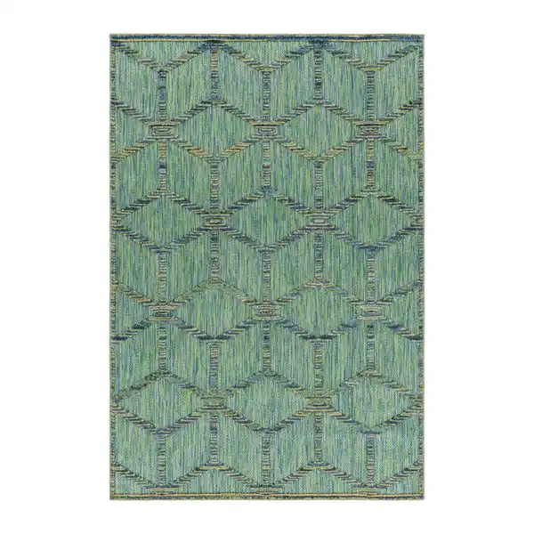 Bild 1 von Novel Läufer Bahama, Grün, Textil, Graphik, rechteckig, 80x250 cm, Oeko-Tex® Standard 100, für Fußbodenheizung geeignet, schmutzabweisend, Hausstauballergiker lichtunempfindlich, leicht zusammen