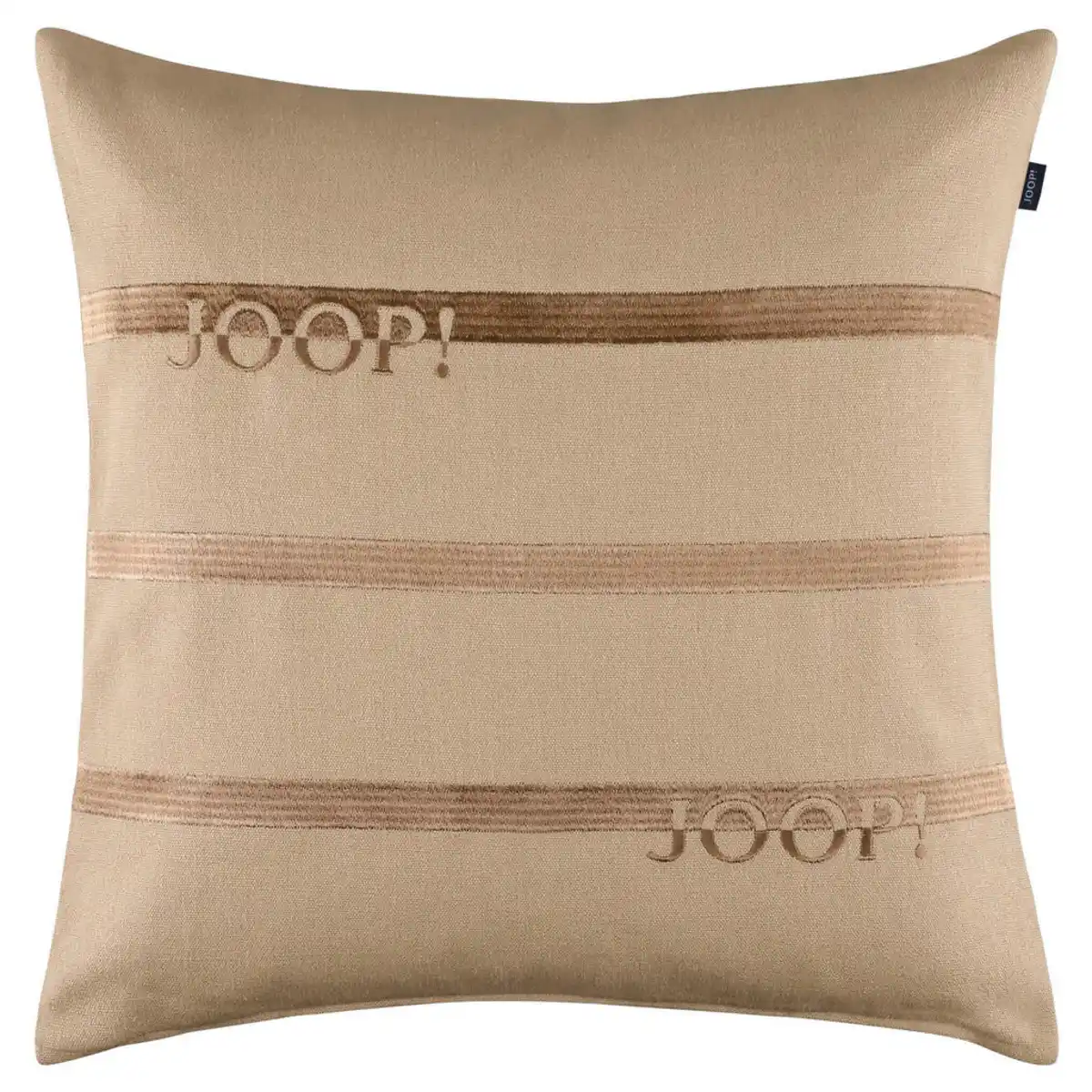 Bild 1 von Joop! Kissenhülle J!Trace nude, Sahara, Cognac, Textil, Streifen, 50x50 cm, hochwertige Qualität, Wohntextilien, Bezüge, Kissenbezüge