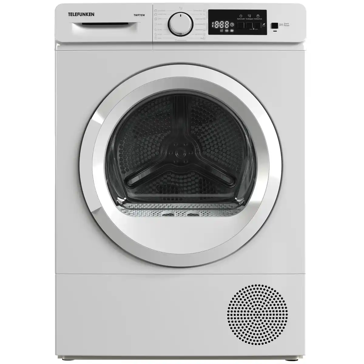 Bild 1 von Telefunken Wärmepumpentrockner 7 kg Trockner Frontlader Wäschetrockner Knitterschutz Startzeitvorwahl Leise TWP7EW