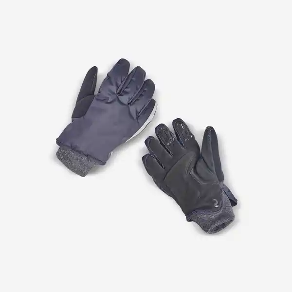 Bild 1 von BTWIN Fahrradhandschuhe 500 Winter Kinder schwarz