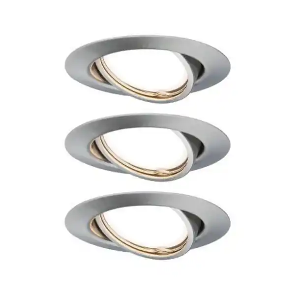 Bild 1 von LED-Spot-Set EBL Base Set Alufarben max. 5 Watt 3-teilig, Alufarben