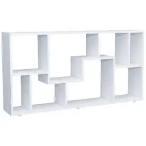 Mid.you Regal Lanisa, Weiß, Holzwerkstoff, 116x58x20 cm, stehend, Wohnzimmer, Regale, Bücherregale
