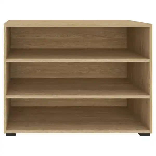 Bild 1 von Hom`in Regal, Eiche, Holzwerkstoff, 2 Fächer, 91x67x40 cm, Typenauswahl, individuell planbar, umfangreiches Zubehör erhältlich, in verschiedenen Größen Beimöbel erhältlich, Wohnzimmer, Regale,