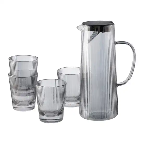 Bild 1 von Gläserset Black 5-teilig, Grau