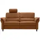 Bild 1 von Livetastic 3-Sitzer-Sofa, Cognac, Textil, Buche, 192x90x89 cm, Made in EU, Rücken echt, motorische Relaxfunktion, Armteil links, rechts, USB-Anschluss, Herz-Waage-Funktion, USB-C-Anschluss, Wohnzimm