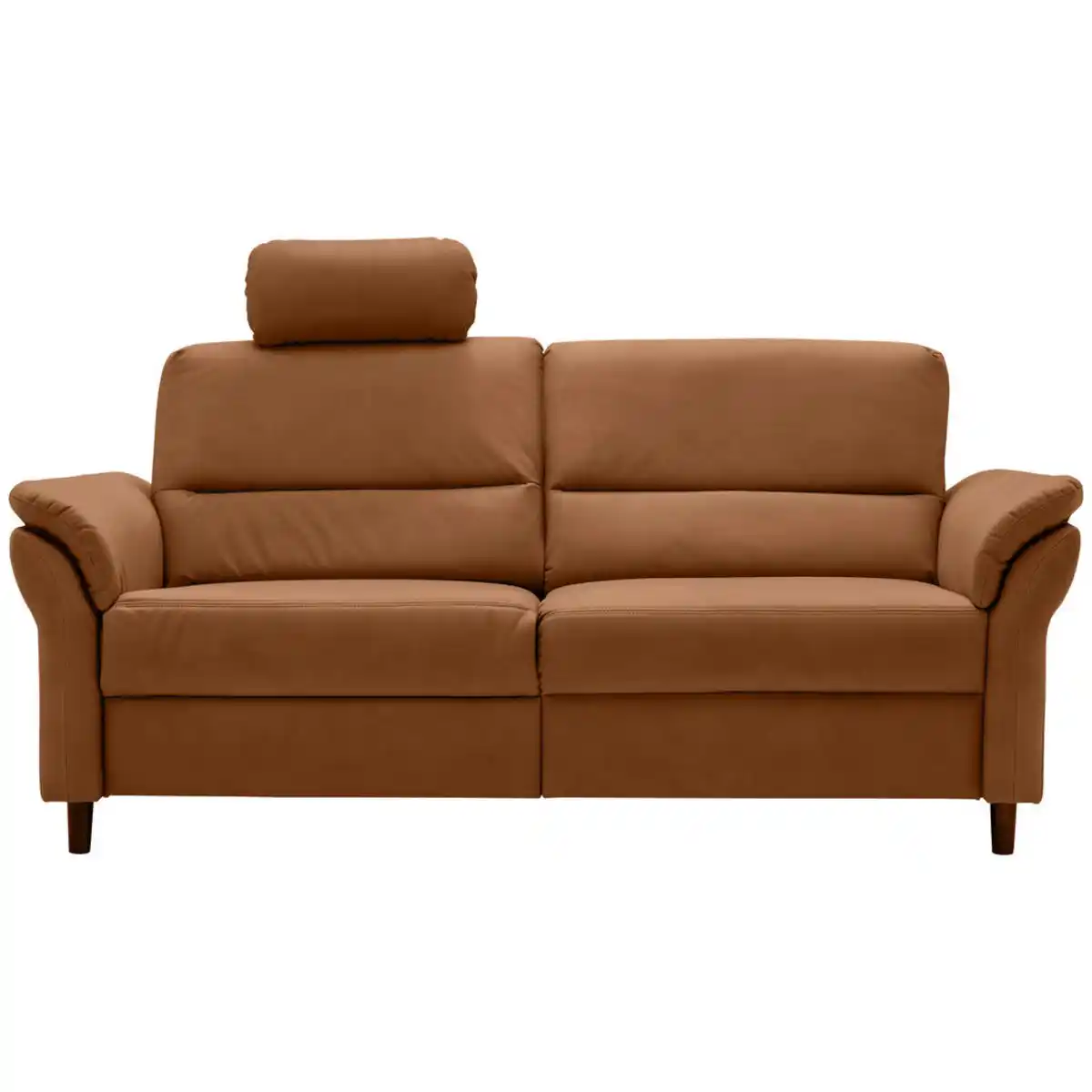 Bild 1 von Livetastic 3-Sitzer-Sofa, Cognac, Textil, Buche, 192x90x89 cm, Made in EU, Rücken echt, motorische Relaxfunktion, Armteil links, rechts, USB-Anschluss, Herz-Waage-Funktion, USB-C-Anschluss, Wohnzimm