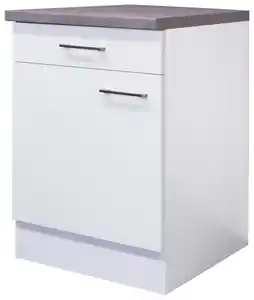 Küchenunterschrank Weiß, Weiß