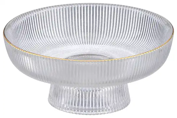 Bild 1 von Dekoschale Manu I Klar/Goldfarben, Klar, Goldfarben