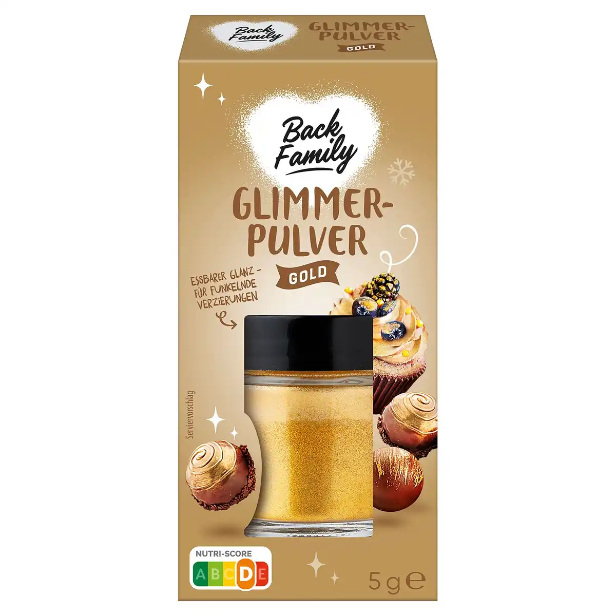 Bild 1 von BACK FAMILY Glimmer im Gläschen 5 g, gold