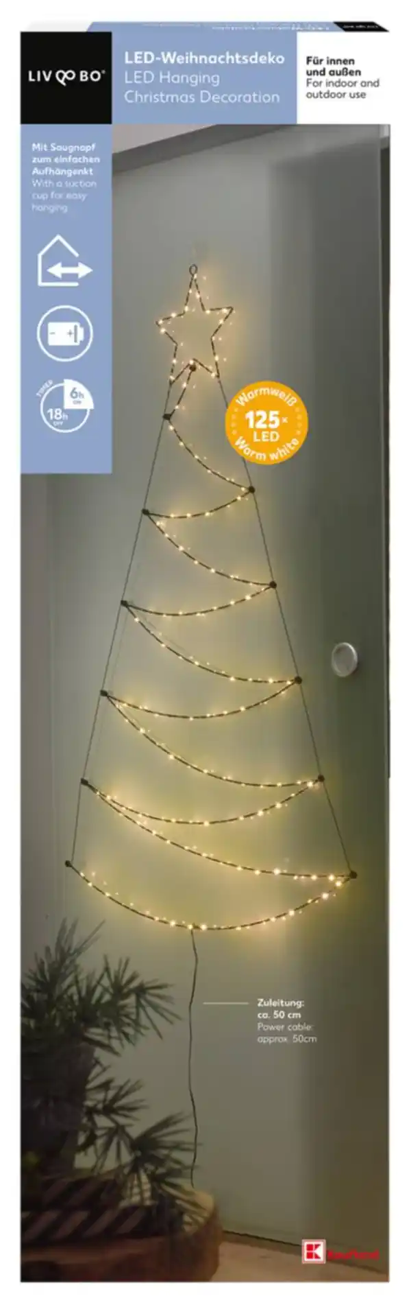 Bild 1 von LIV&BO® LED-Deko-Beleuchtung »Weihnachtsbaum«