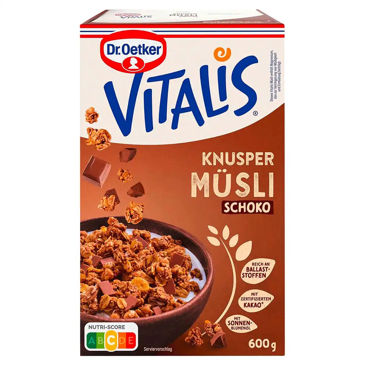 Bild 1 von DR. OETKER Vitalis Müsli 600 g, Schoko