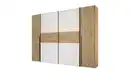 Bild 1 von Kleiderschrank Artisan Eiche - weiß - 270 cm - Schwebetüren - NARAGO