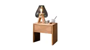 Nachttisch Fichte massiv 50 x 46 cm - mit Schublade - BENKA