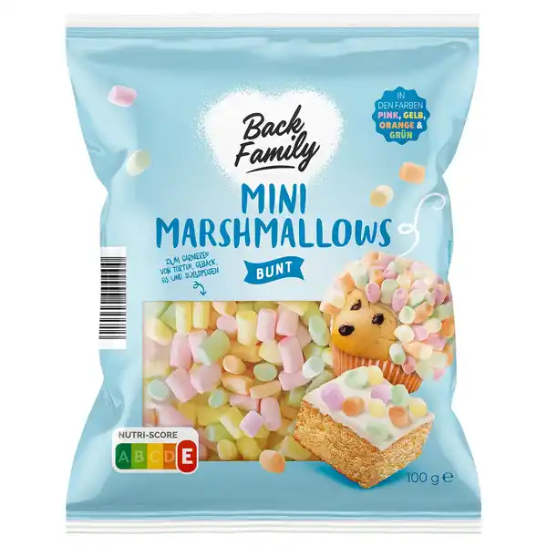 Bild 1 von BACK FAMILY Mini Marshmallows 100 g, bunt