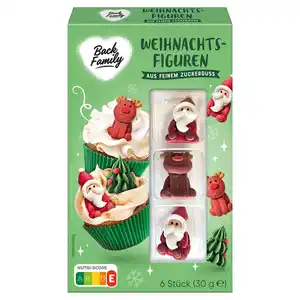 BACK FAMILY Zuckerfiguren 3D 39 g, Weihnachten