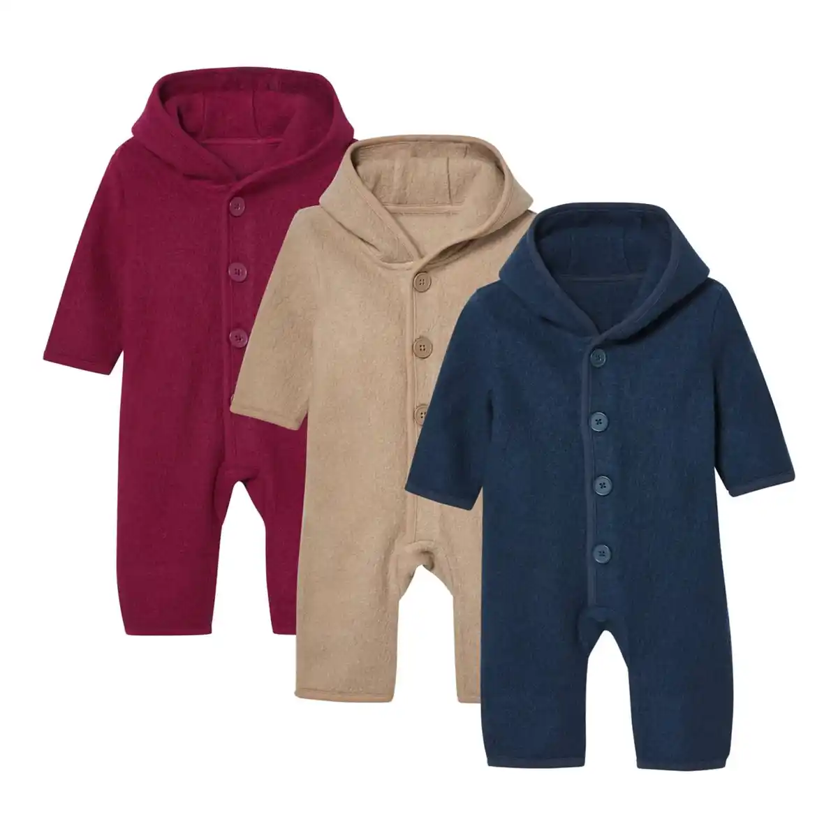 Bild 1 von KUNIBOO® Kinder-Overall mit Kapuze