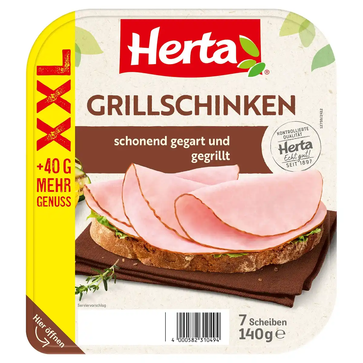 Bild 1 von HERTA Kochschinken 140 g, Grillschinken