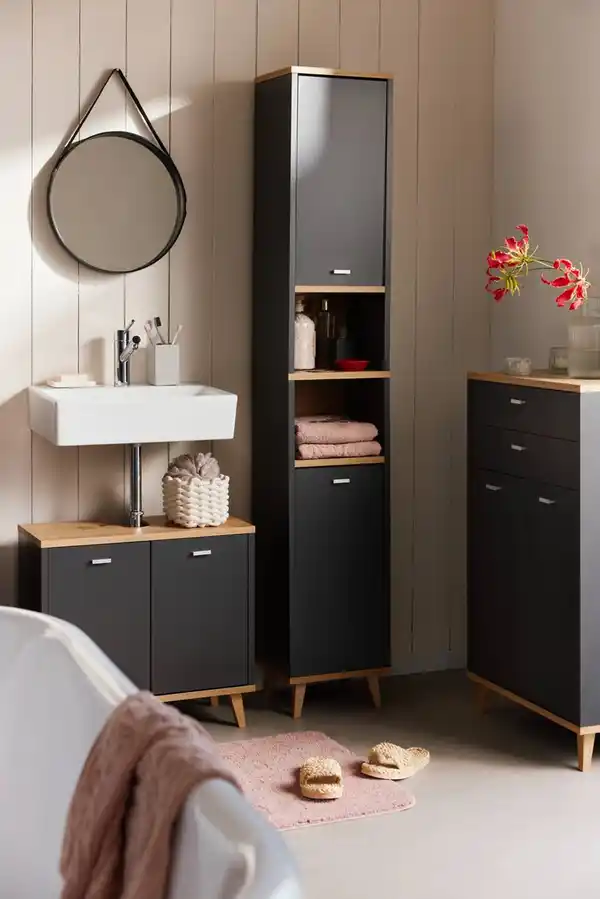 Bild 2 von LIV&BO® Bad-Hochschrank »Corfu«