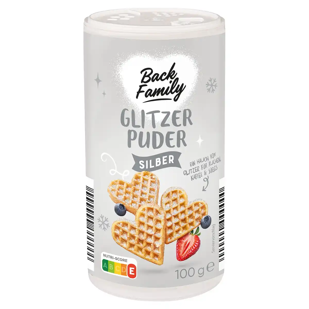 Bild 1 von BACK FAMILY Glitzerpuder 100 g, weiß