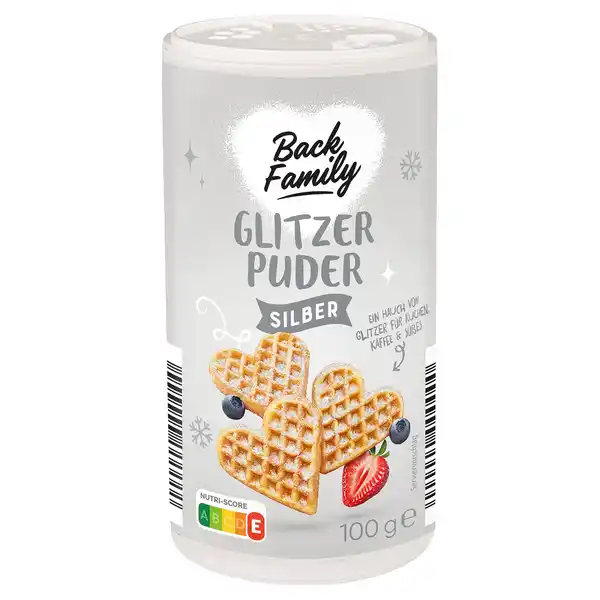 Bild 1 von BACK FAMILY Glitzerpuder 100 g, weiß