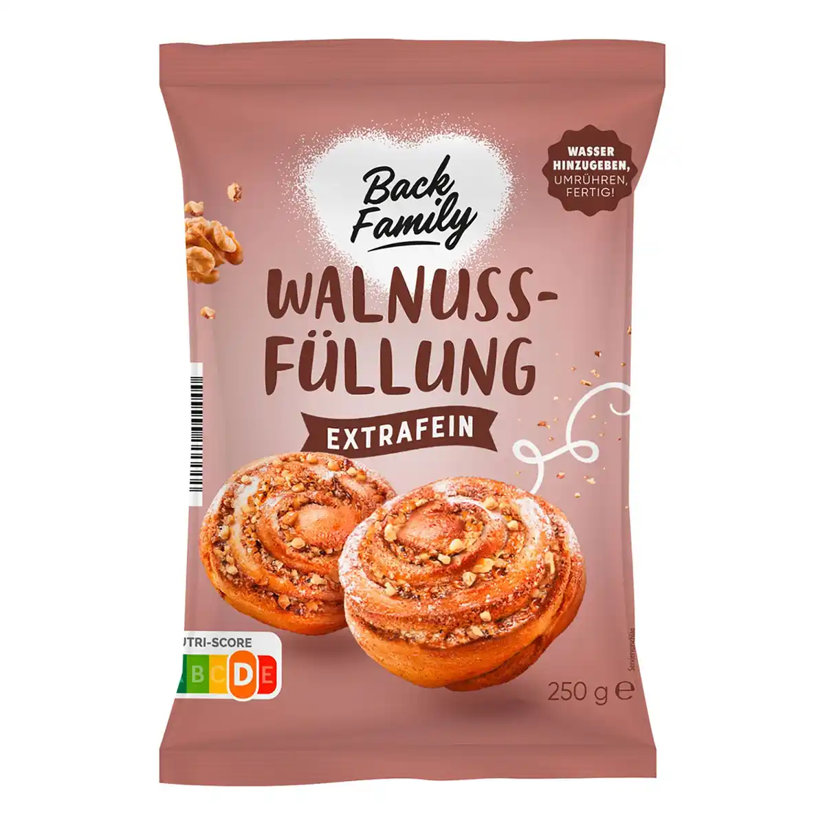 Bild 1 von BACK FAMILY Backfüllungen 250 g, Walnuss
