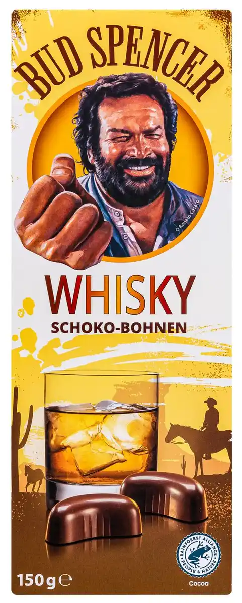 Bild 1 von BUD SPENCER Rum-/Whisky-Schoko-Bohnen, 150-g-Packg.
