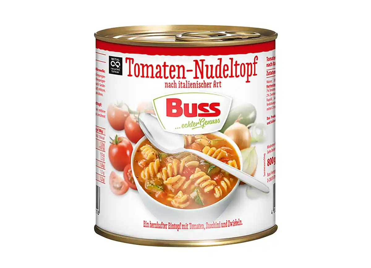 Bild 1 von Buss Tomaten Nudeltopf