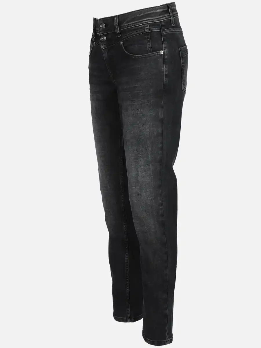 Bild 3 von Damen Jeans in Slimfit Schwarz
