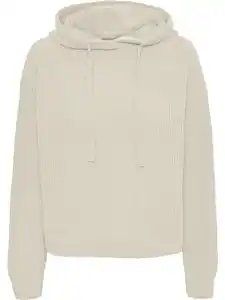 Vero Moda VMNEAT LS Pullover mit Kapuze Beige