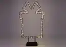 Bild 1 von Mittelgroße LED-Metalldeko mit Timer 60cm LEDs Warmweiß Geschenk