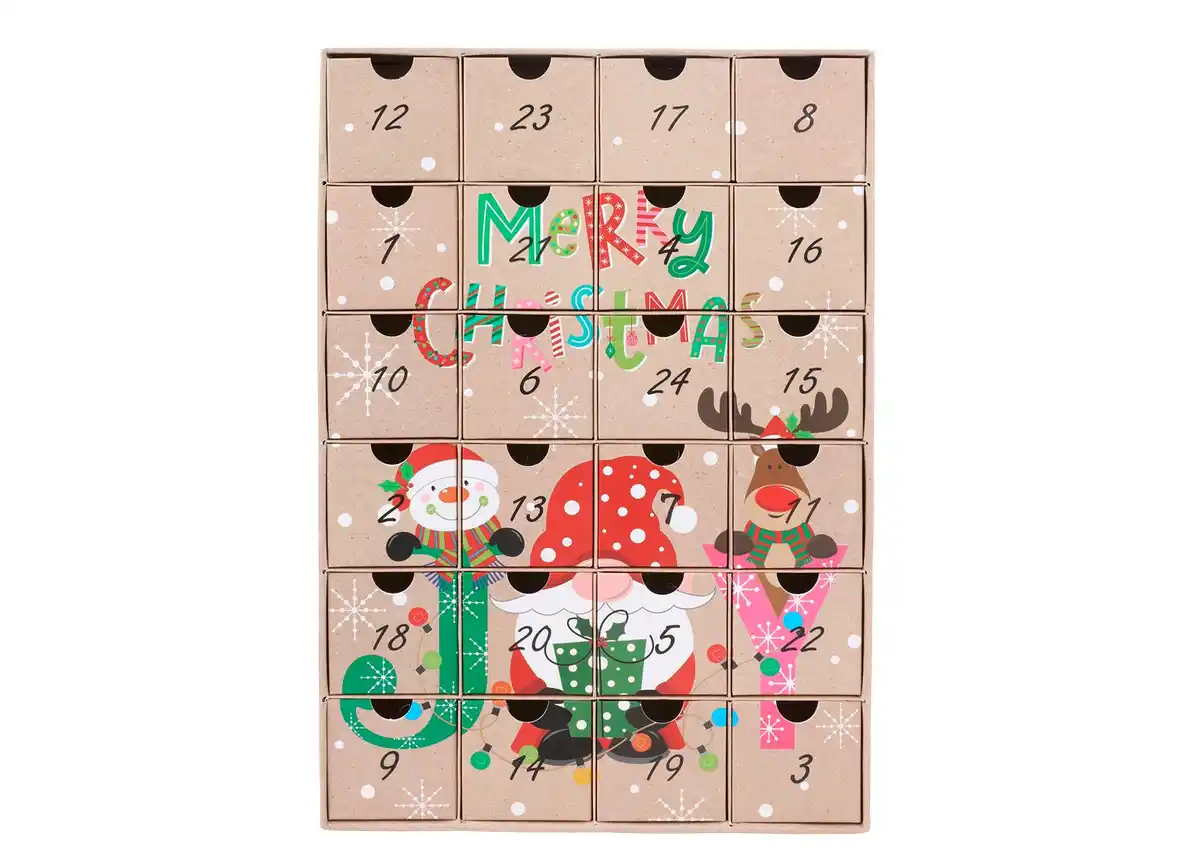 Bild 1 von Adventskalender mit 24 Fächern