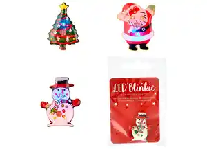 Weihnachts LED-Blinkie mit blinkendem Licht