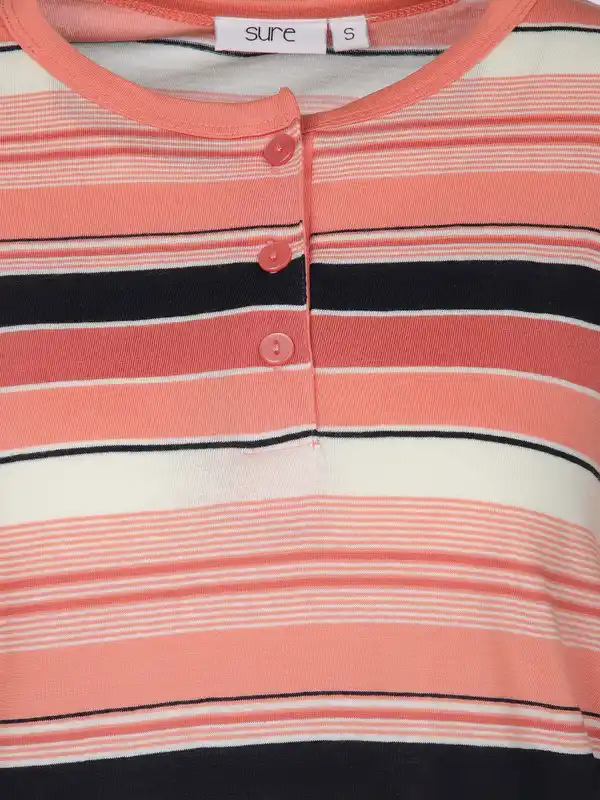 Bild 3 von Damen Nachthemd mit Streifen Orange