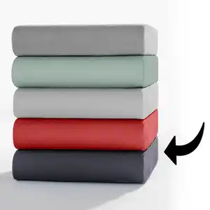 Interlock Doppeljersey-Spannbetttuch ca. 180 – 200 x 200 cm