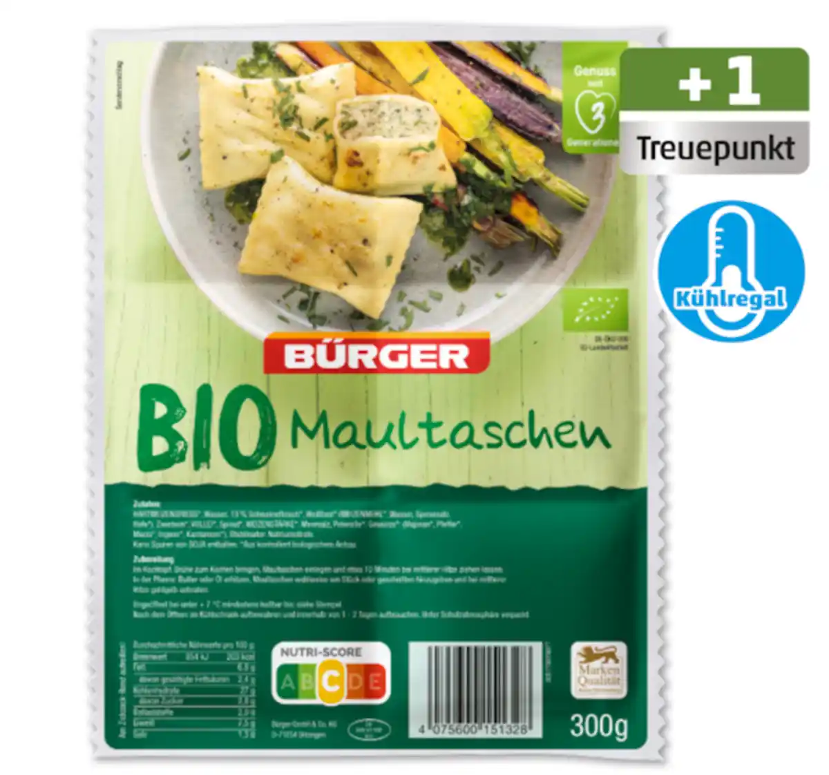 Bild 1 von BÜRGER Bio Maultaschen*