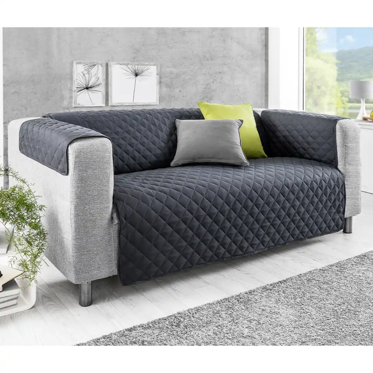 Bild 1 von Sessel- / Sofaüberwurf Dreisitzer