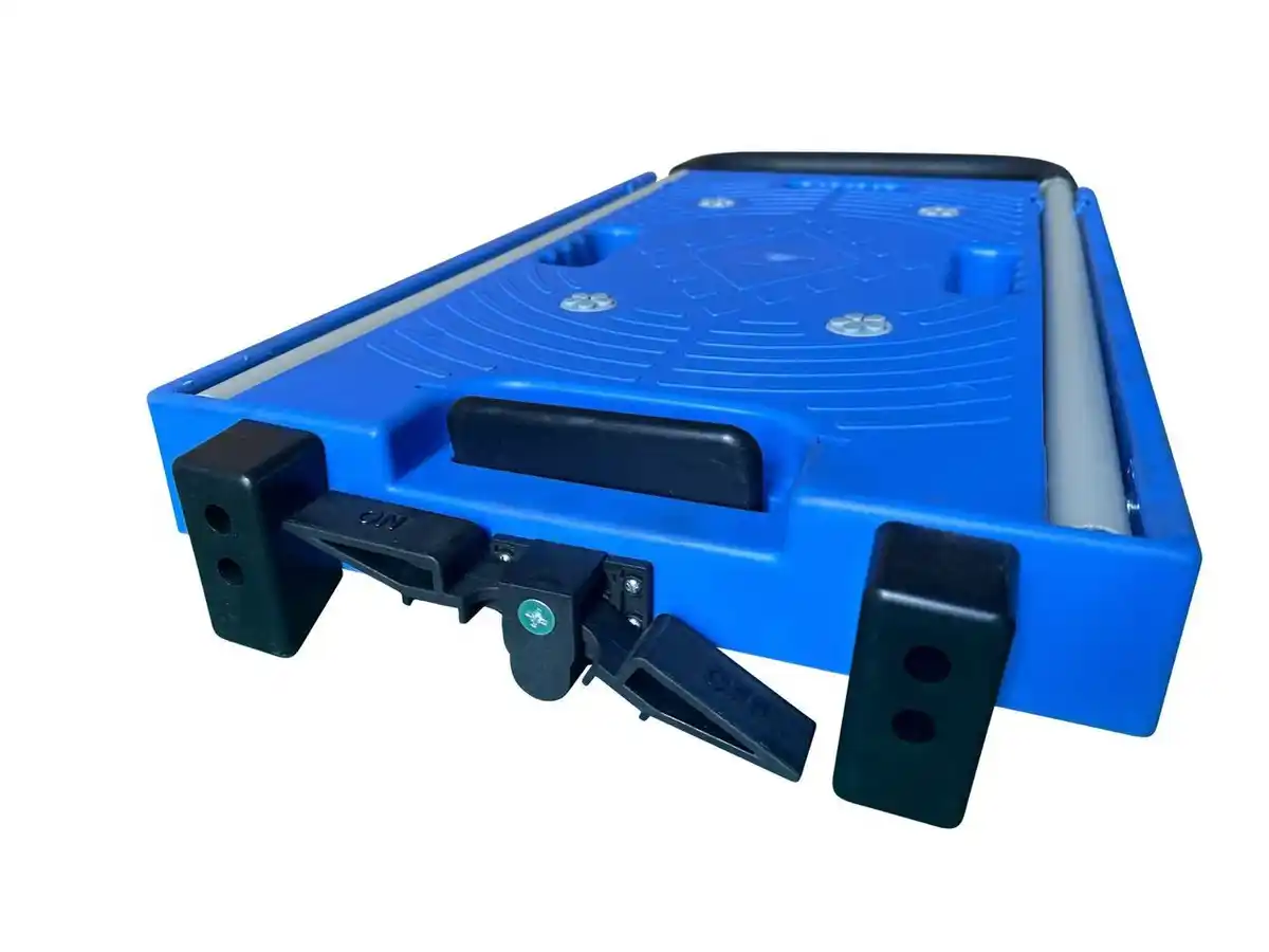 Bild 3 von Plattformwagen, ca. 80 kg Tragkraft, ca. 63,5 x 38,5 x 80 cm - Blau