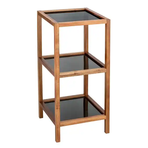 Bild 2 von Wenko Bad- und Wohnregal Fondi 3 Etagen 36 cm x 79 cm x 36 cm Akazie