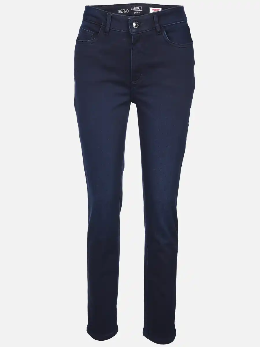 Bild 1 von Damen Jeanshose mit Thermoinnenseite Blau