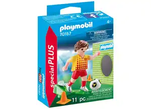 Playmobil Figur Fußballspieler mit Tor