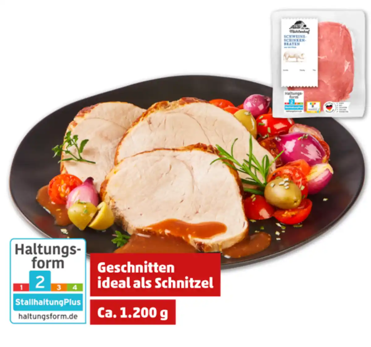 Bild 1 von MÜHLENHOF Frischer Schweine-Schinkenbraten*