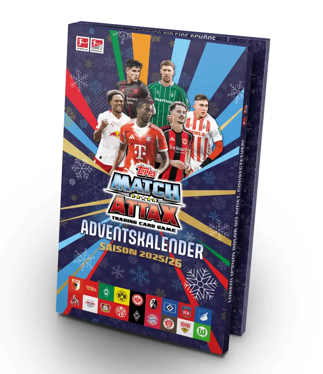 Bild 1 von Topps Match Attax Bundesliga Adventskalender 2025/2026, 1 Stk